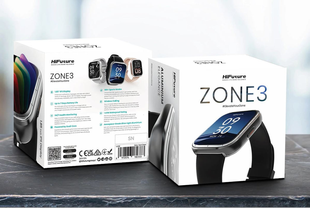 HiFuture Zone3 Smart Watch Black - image 6