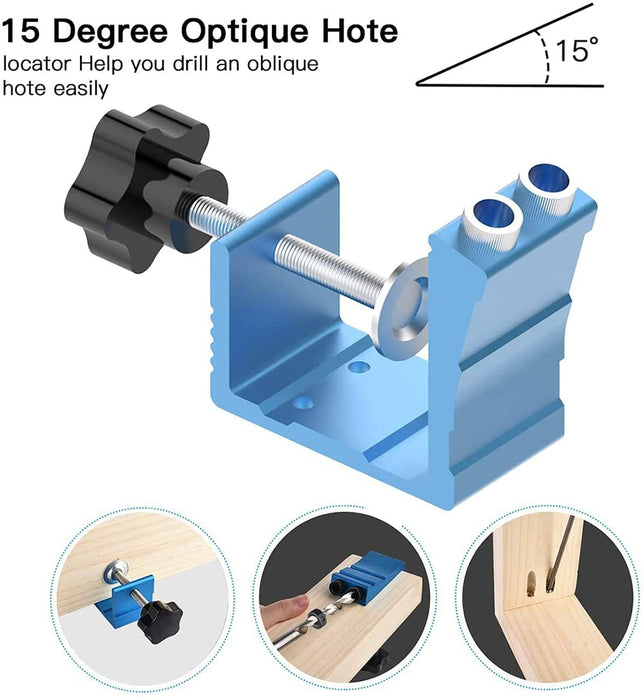78pcs Woodworking Dowel Jig Kit