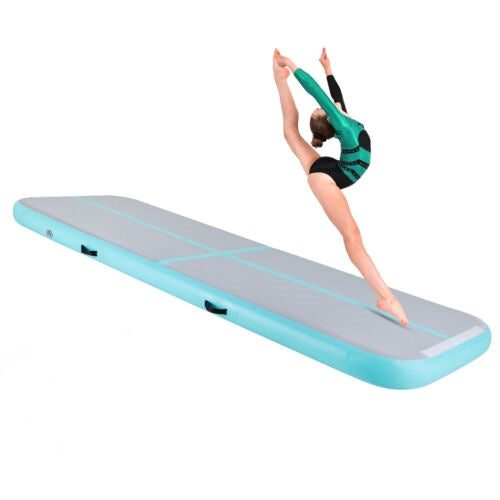 Air Track Gym Mat Green-4x1x0.1m