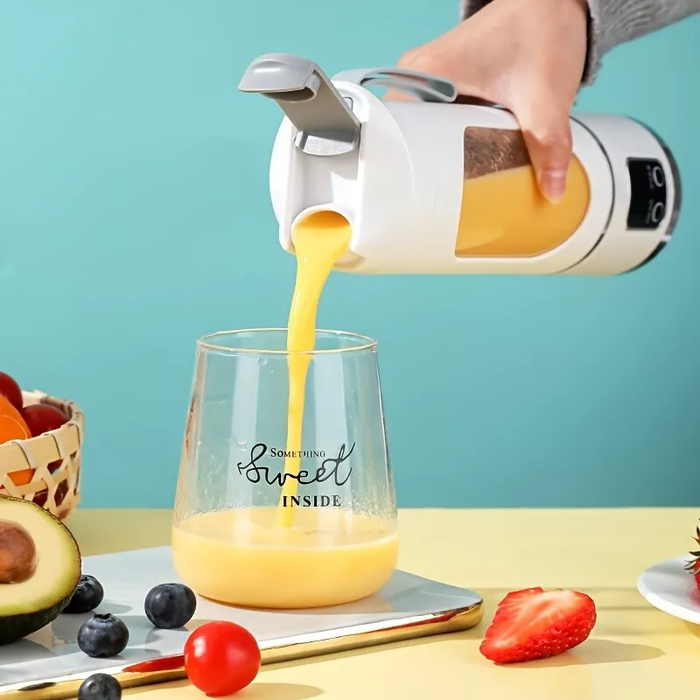 Portable Mini Blender USB Rechargeable Juicer Cup Smoothies Mixer Fruit Machine