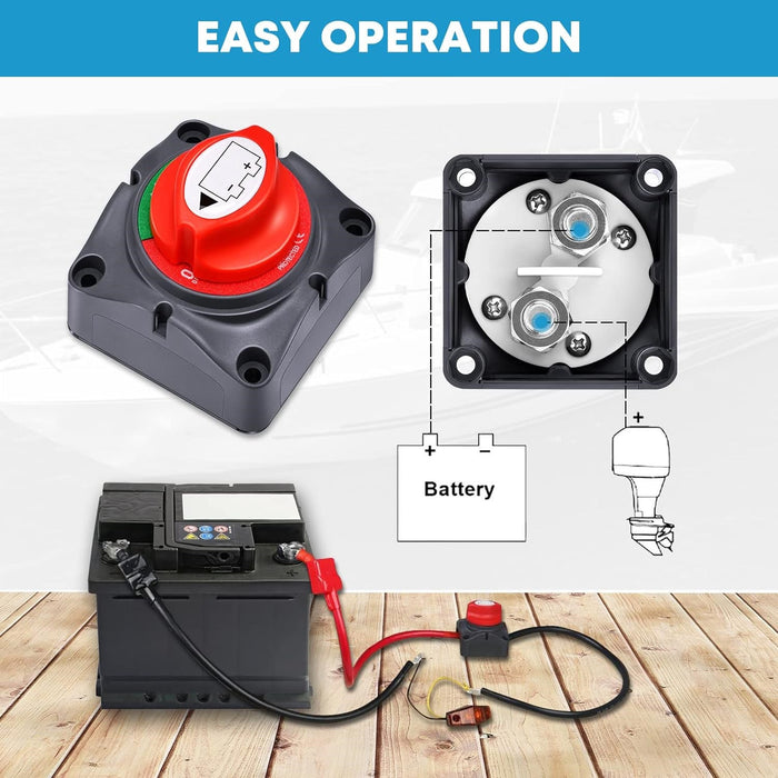 Battery Isolator Switch 12V On/Off