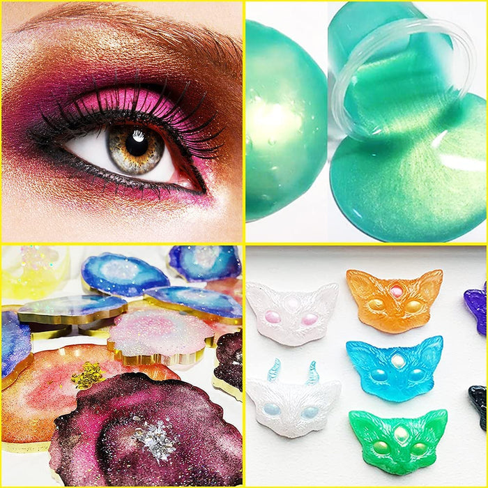 24pcs Pearl Pigment Powder