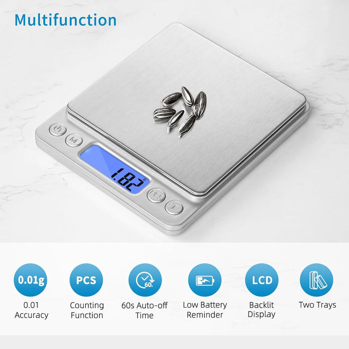 Kitchen Scale 500g/ 0.01g Weight Scale