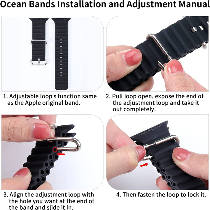 Ocean Band Compatible with Apple Watch
