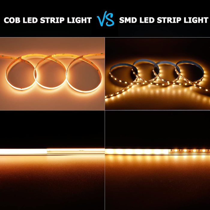 24V COB Warm White 5M LED Strip Light