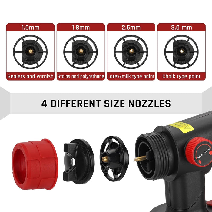Paint Sprayer Fits Milwaukee 18V Battery Spray Gun