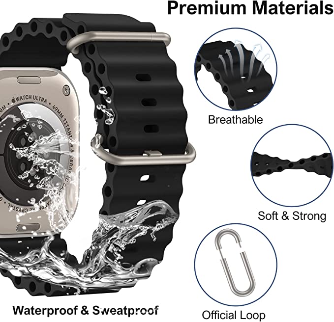 Ocean Band Compatible with Apple Watch