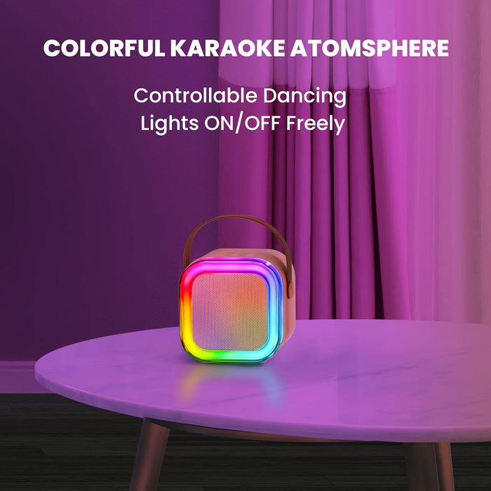 Karaoke Machine with 2 Microphones Bluetooth Speaker