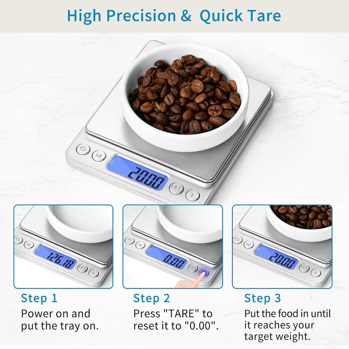 Kitchen Scale 500g/ 0.01g Weight Scale