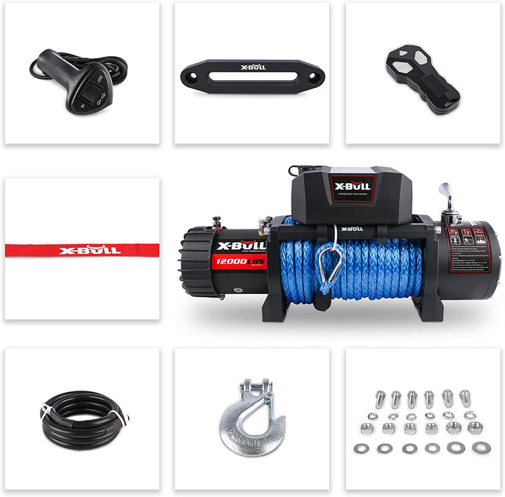X-Bull Electric Winch 12000LBS