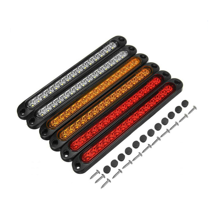 6pcs 15 LED Trailer Lights Truck Trailer Light