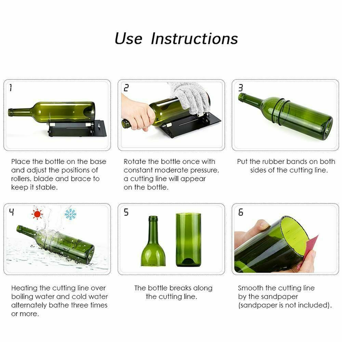 Glass Bottle Cutter Cutting Tool