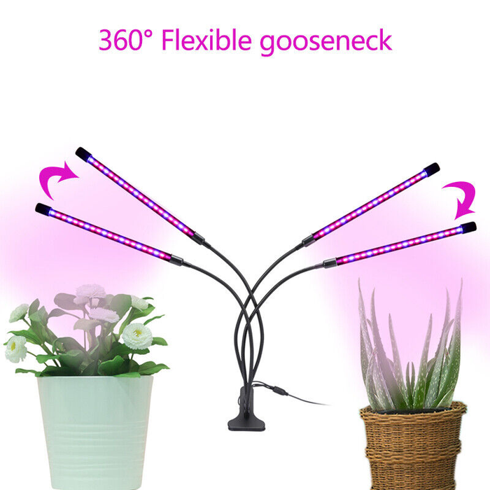 Grow Light 4 Head LED Plant Light