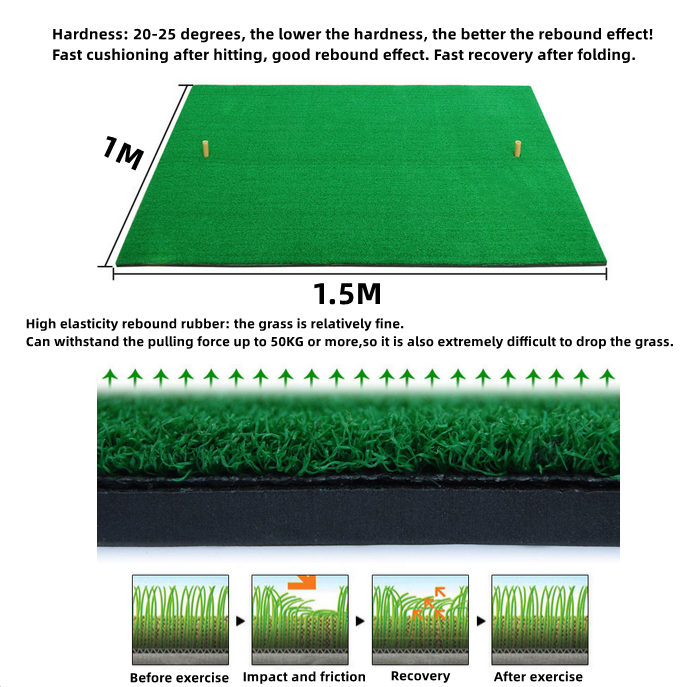 1x1.5M Golf Practice Mat