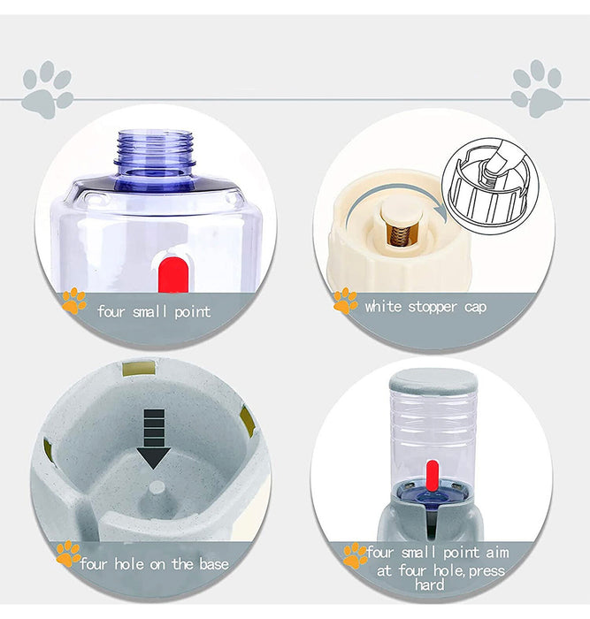 Pet Automatic Feeding Bowls Pet Water Feeder