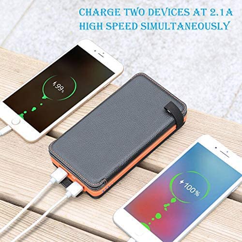 Solar Power Bank with 4 Panels 25000mAh
