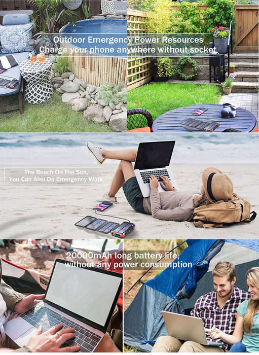20000mAh Solar Charger Power Bank