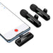 Hoco Dual Wireless Lapel Mic w USB C Connector + Lightning Adaptor, DSP Noise Cancellation - image 7