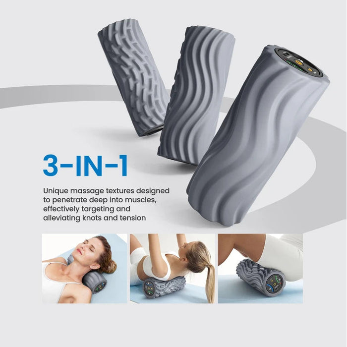 Renpho Vibrating Foam Roller 5 Speed USB C - image 7