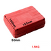 Red Socket Adapter  with dimensions and weight indicated on a white background