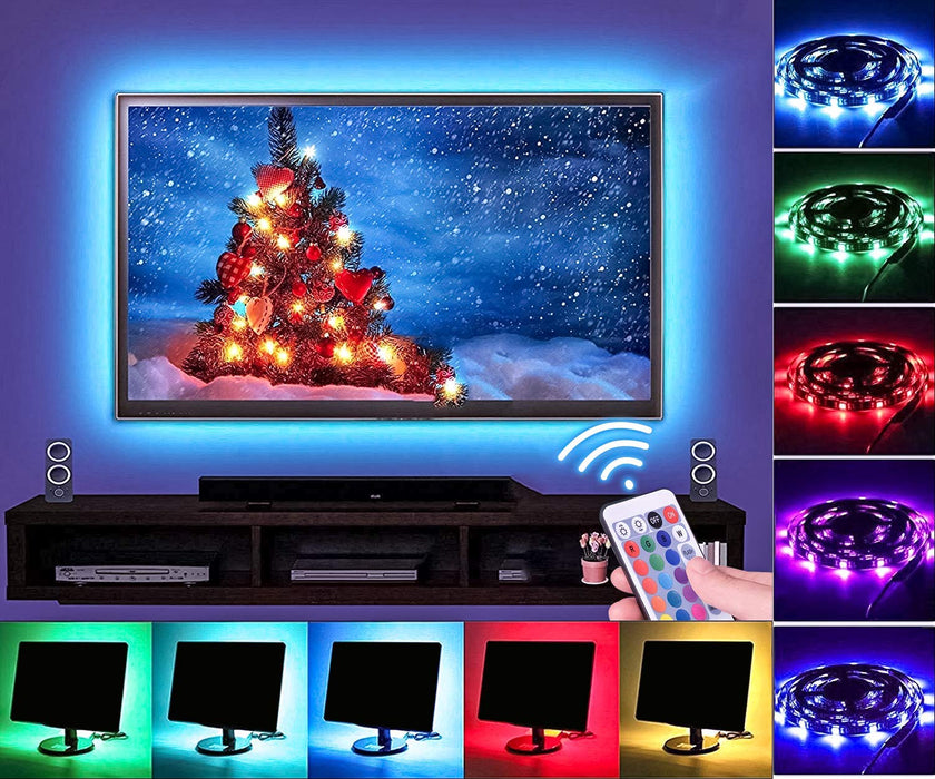 1M USB 60LED 5050 Strip Light Christmas TV Backlight
