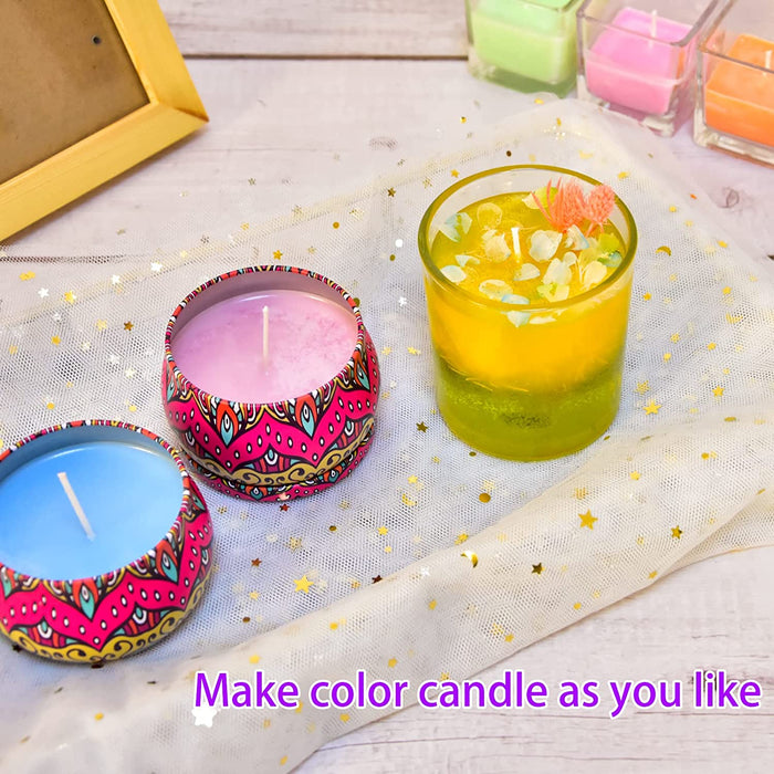 24 Colors Wax Melt Dye for Candle Making