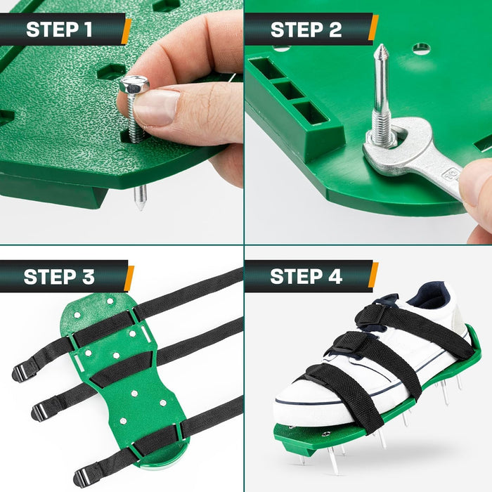 Garden Lawn Aerator Spike Shoes