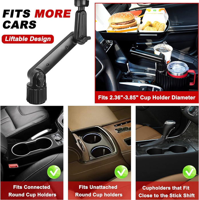 Car Cup Holder Tray Food Table