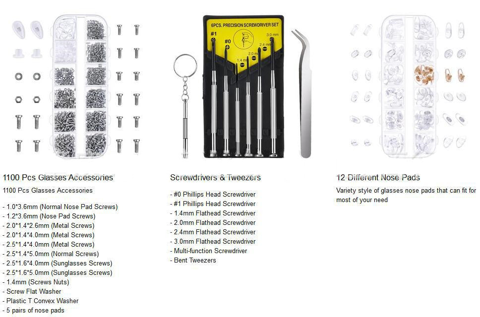 Eye Glasses Sunglasses Repair Kit