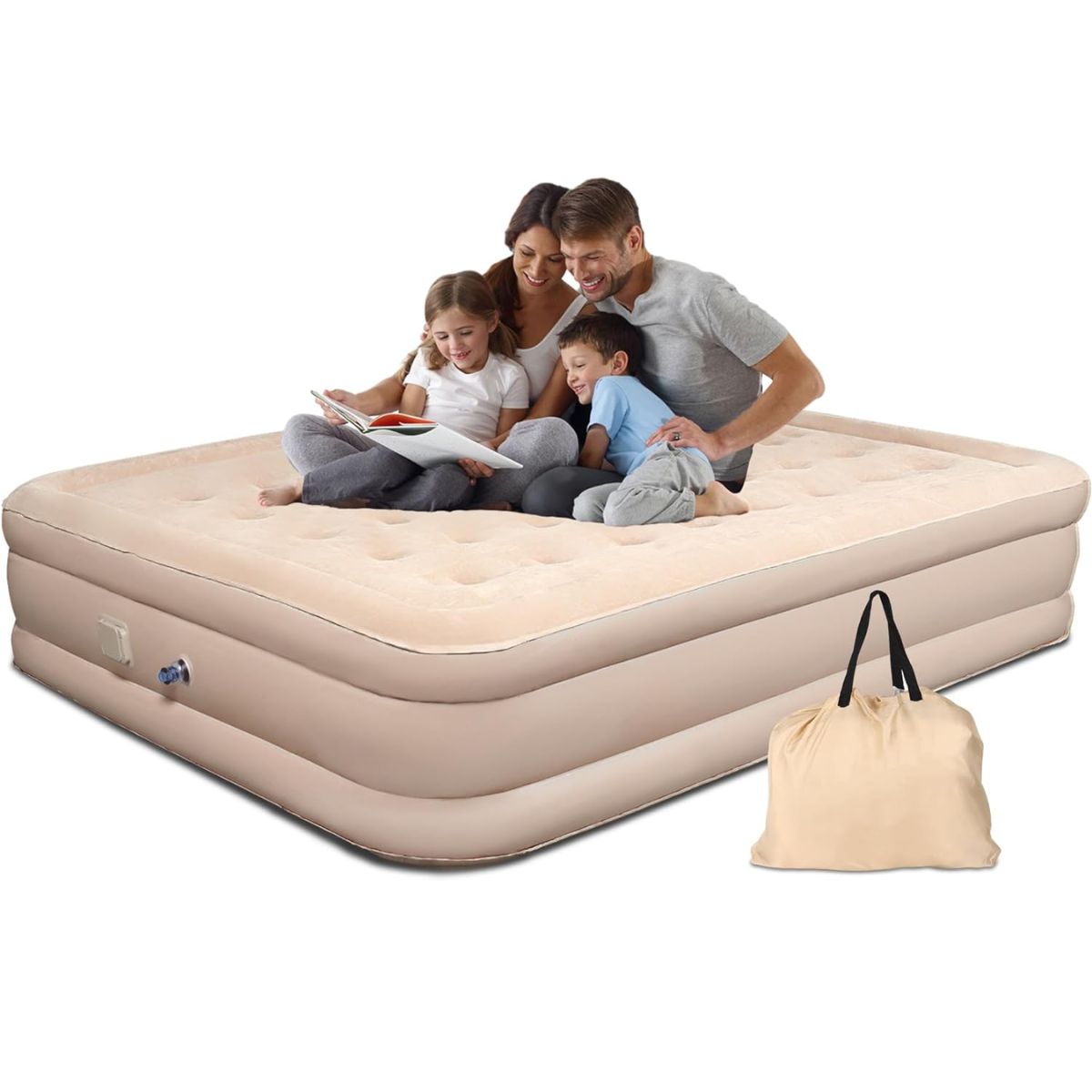 Automatic Inflatable Air Mattress with Built-In Pump — Off The Back