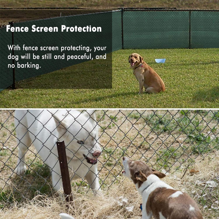 180GSM Privacy Fence Screen 1M x 7M Heavy Duty HDPE Garden Shade Cover Green