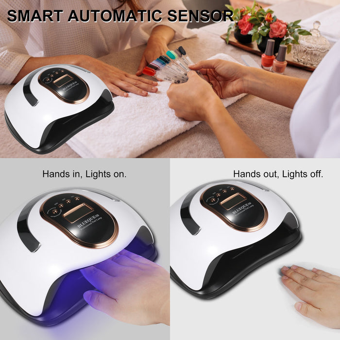 New 168W UV LED Nail Lamp