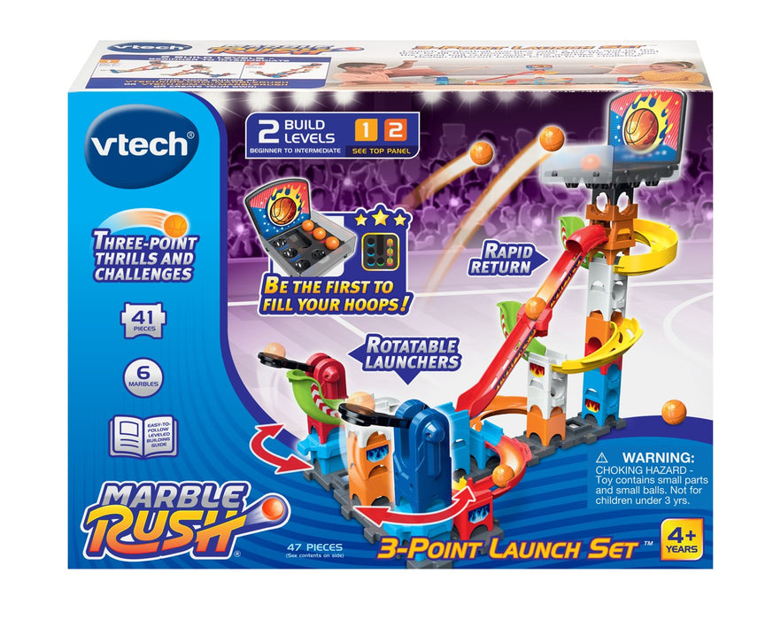 Vtech Marble Rush 3-Point Launch Basketball Set for Kids - image 8