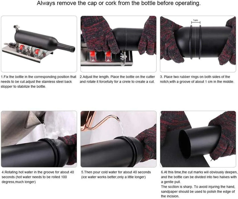 Glass Bottle Cutter Set