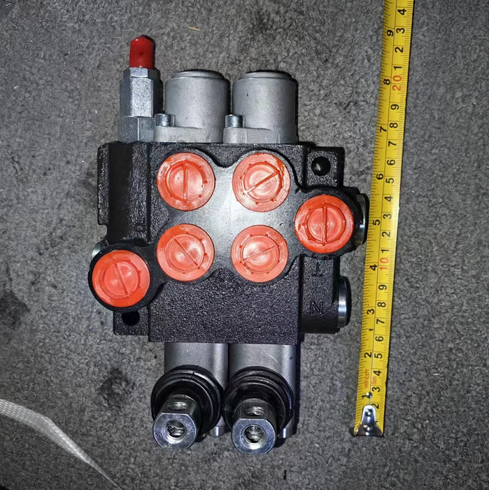2 Spool Hydraulic Directional Control Valve 11 Gpm, Double Acting Cylinder Spool
