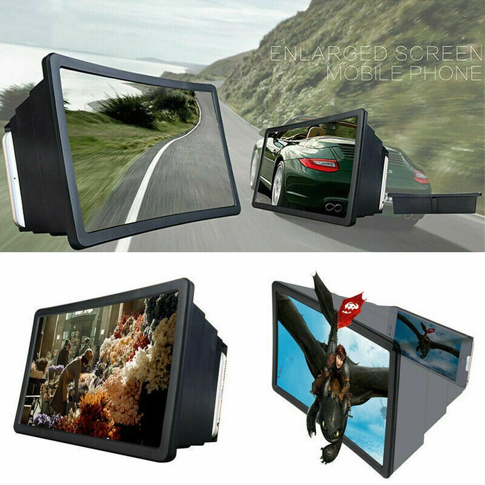 3D Magnifier Retractable Amplifier Mobile Phone Screen HD Magnifier Universal