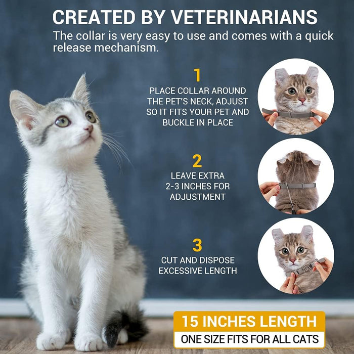Adjustable Flea & Tick Collar for Cats