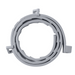 Gray collar ring with multiple components on a white background