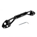 Black motorcycle Aluminium Alloy Handlebar Balance Bar on a white background