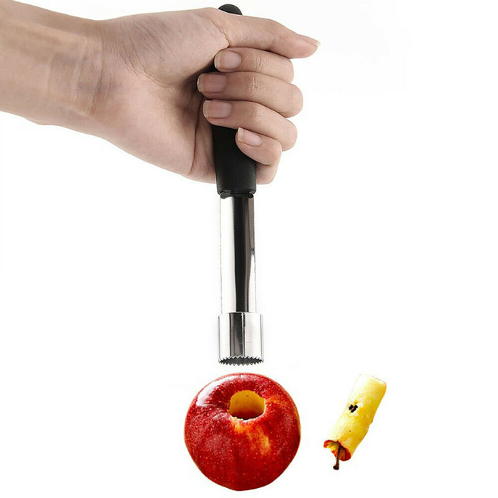 Stainless Steel Core Apple Corer Seed Twist Pear Kitchen Tool Remover Fruit Home