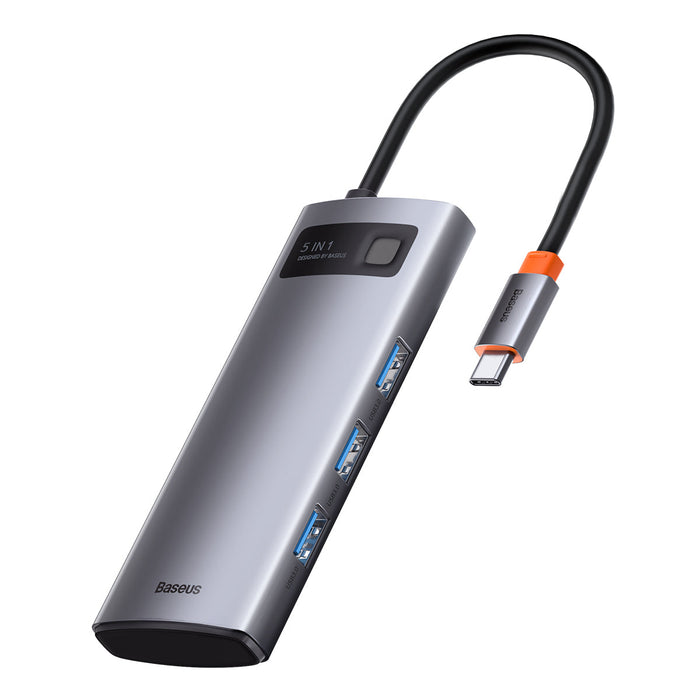 USB hub with multiple ports on a white background