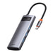 USB hub with multiple ports on a white background