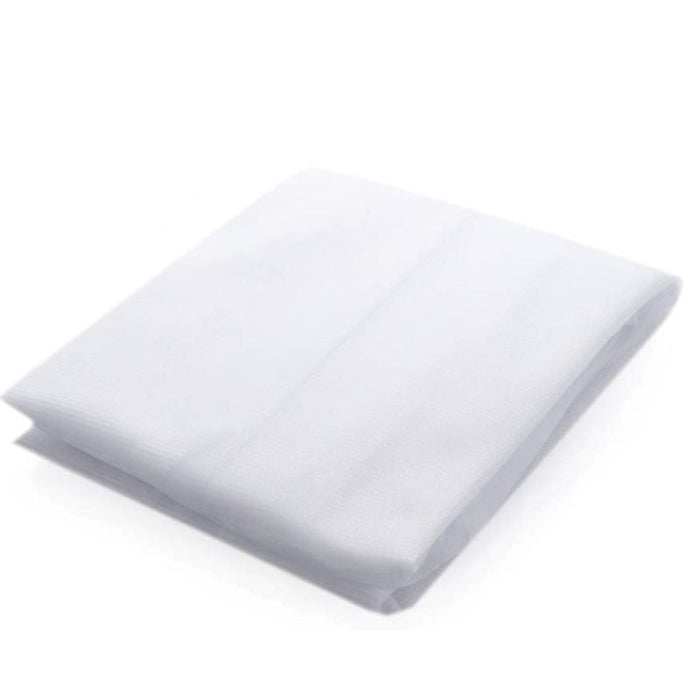 White fabric on a white background