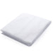 White fabric on a white background