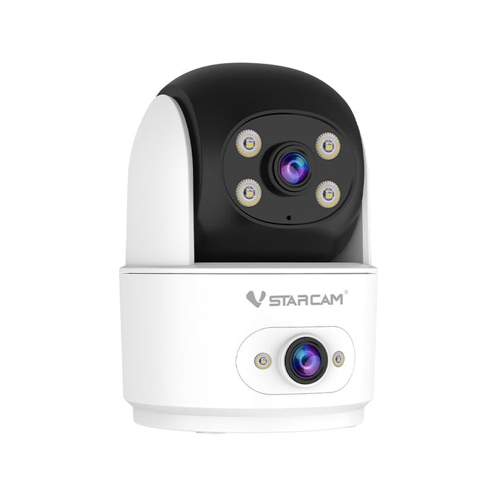 Dual Lens WiFi Security Camera with Night Vision