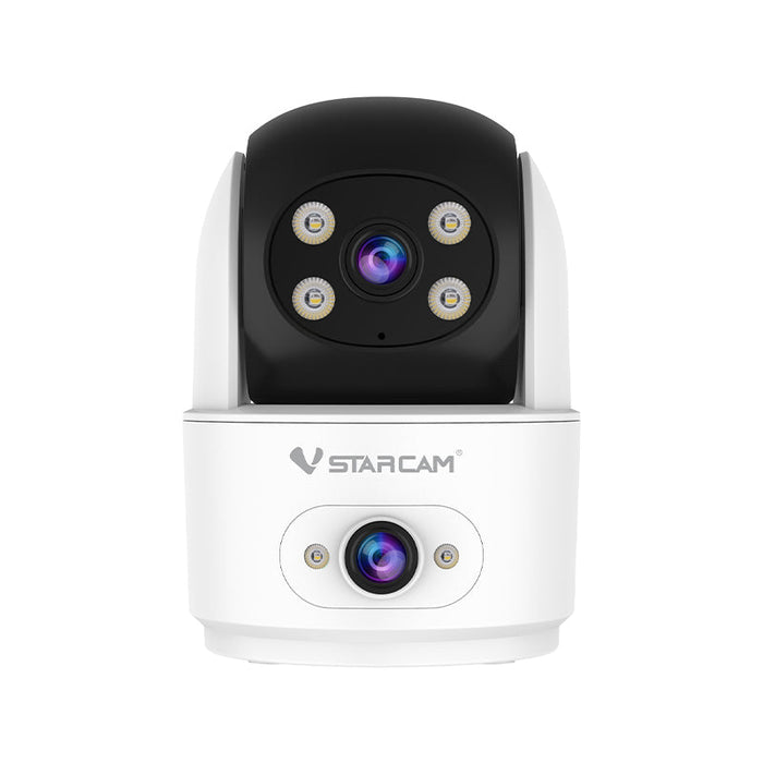 Dual Lens WiFi Security Camera with Night Vision