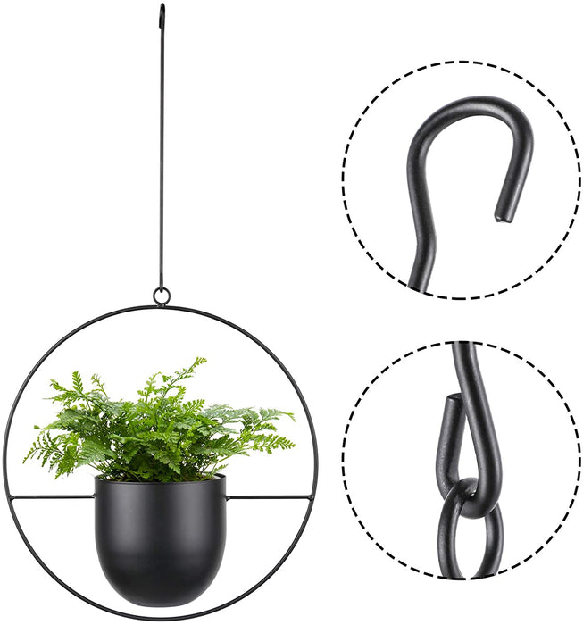 Minimalist Metal Plant Hanger Round Shape