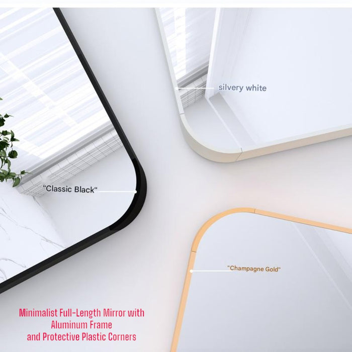 Aluminum Alloy Frame Full Size Body Mirror