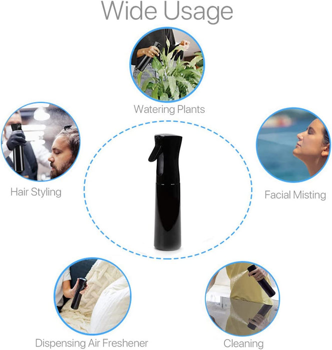 Continuous Spray Bottle for Hairstyling, Cleaning，Gardening