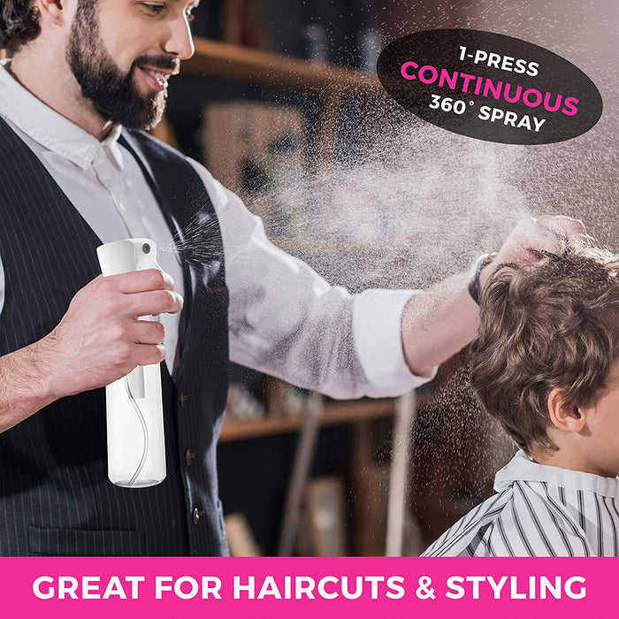 Continuous Spray Bottle for Hairstyling, Cleaning，Gardening